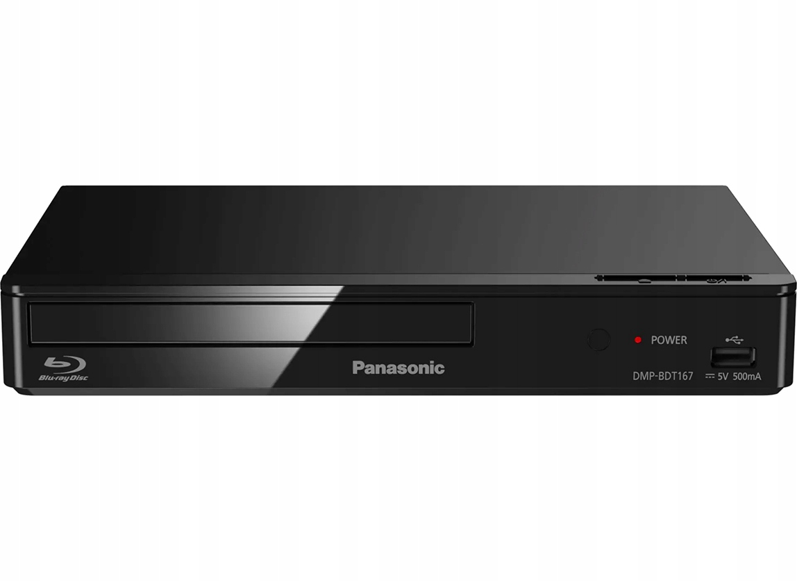 Multimediální Přehrávač Panasonic DMPBDT167 Blu-ray DVD CD Usb Hdmi Pilot