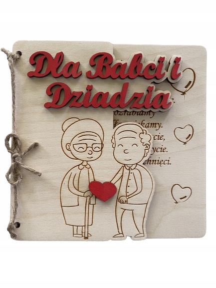 

Dzień Babci i Dziadka kartka drzewo Duża