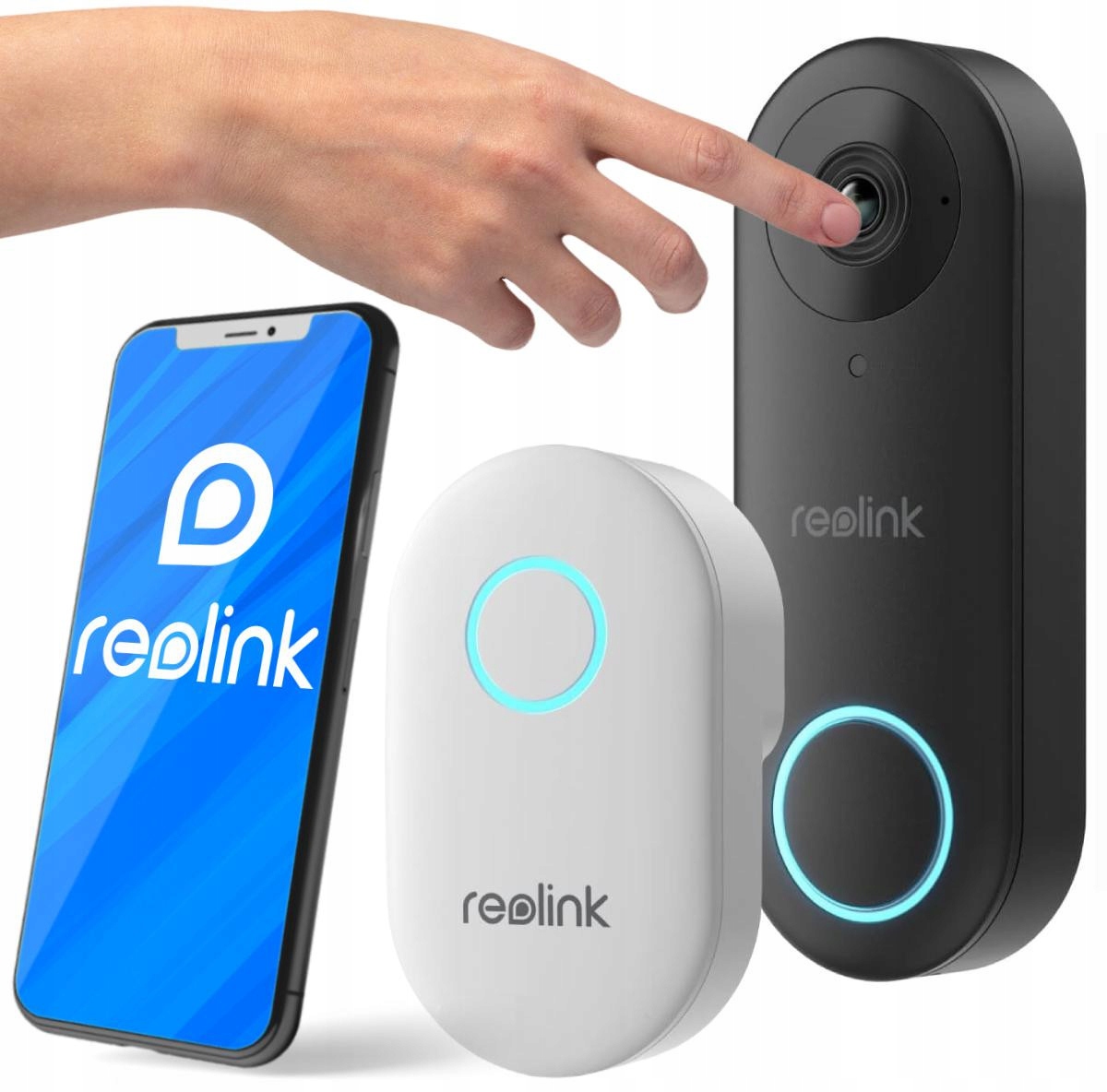 Reolink Bezdrôtový Video Zvonček D340W 5MP Wifi 2,4/5GHz Nočné Videnie