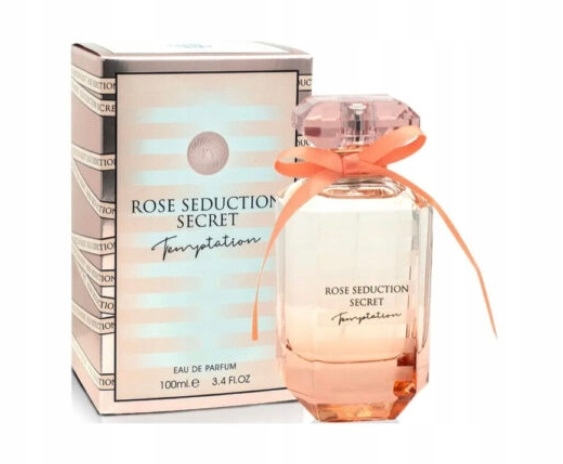 Oryginalne Dubajskie Fragrance World Rose Seduction Secret Temptation