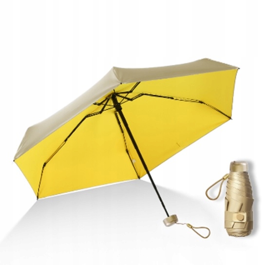 Parasol kieszonkowy składany kompaktowy PARASOLKA MAŁA mały mini LEKKI