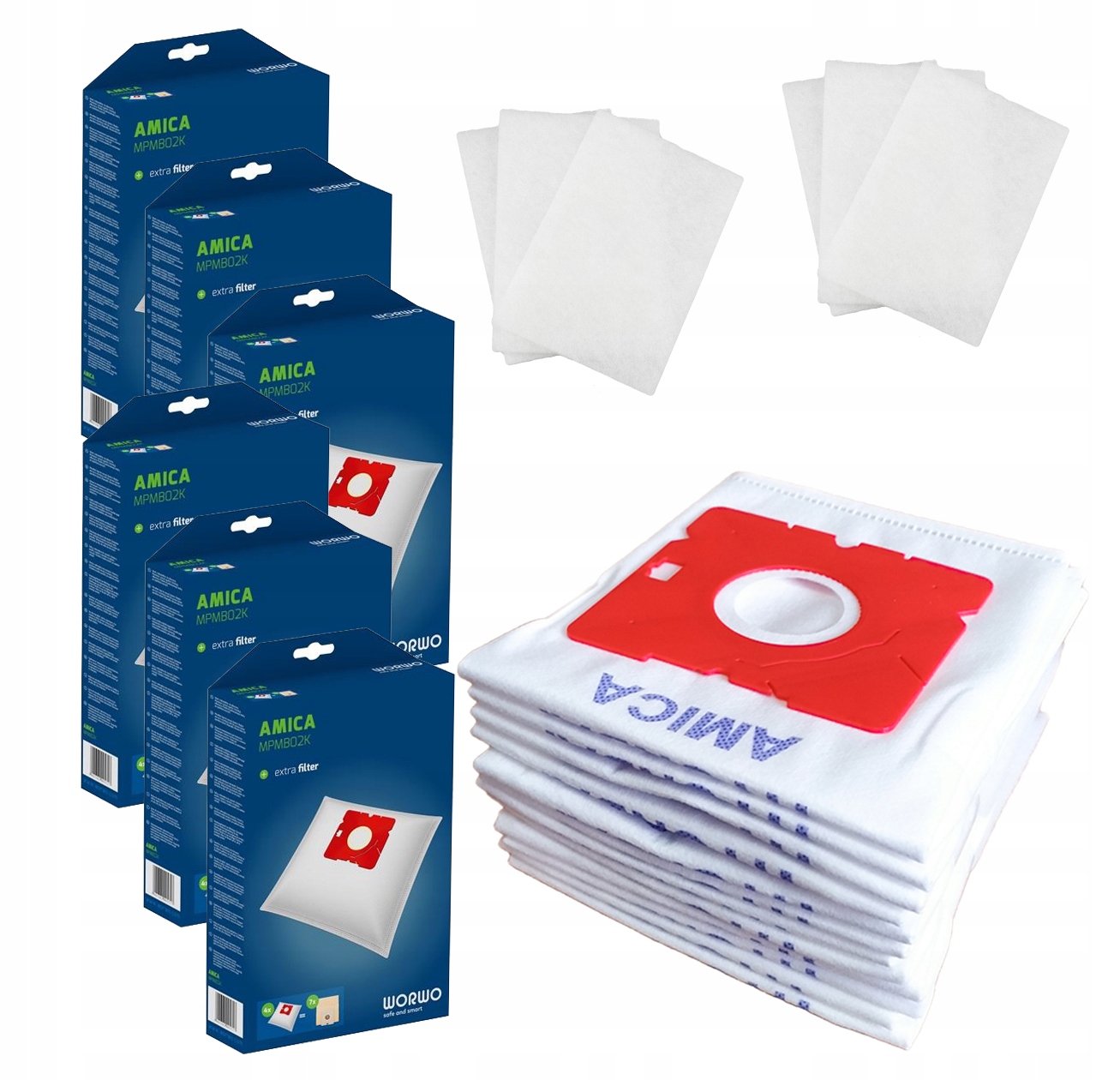

24x Worki Do Odkurzacza Amica Zephyr VM 1062