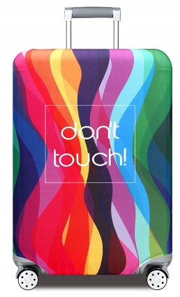 

Pokrowiec Na Walizkę Ochronny Don't Touch Tęcza L
