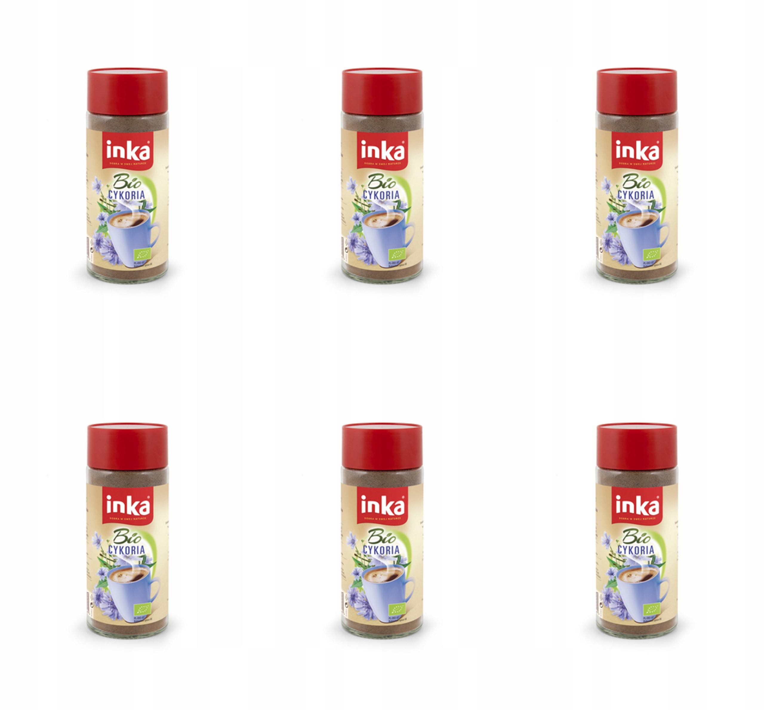 Inka Kawa rozpuszczalna cykoria Bio 100g X6