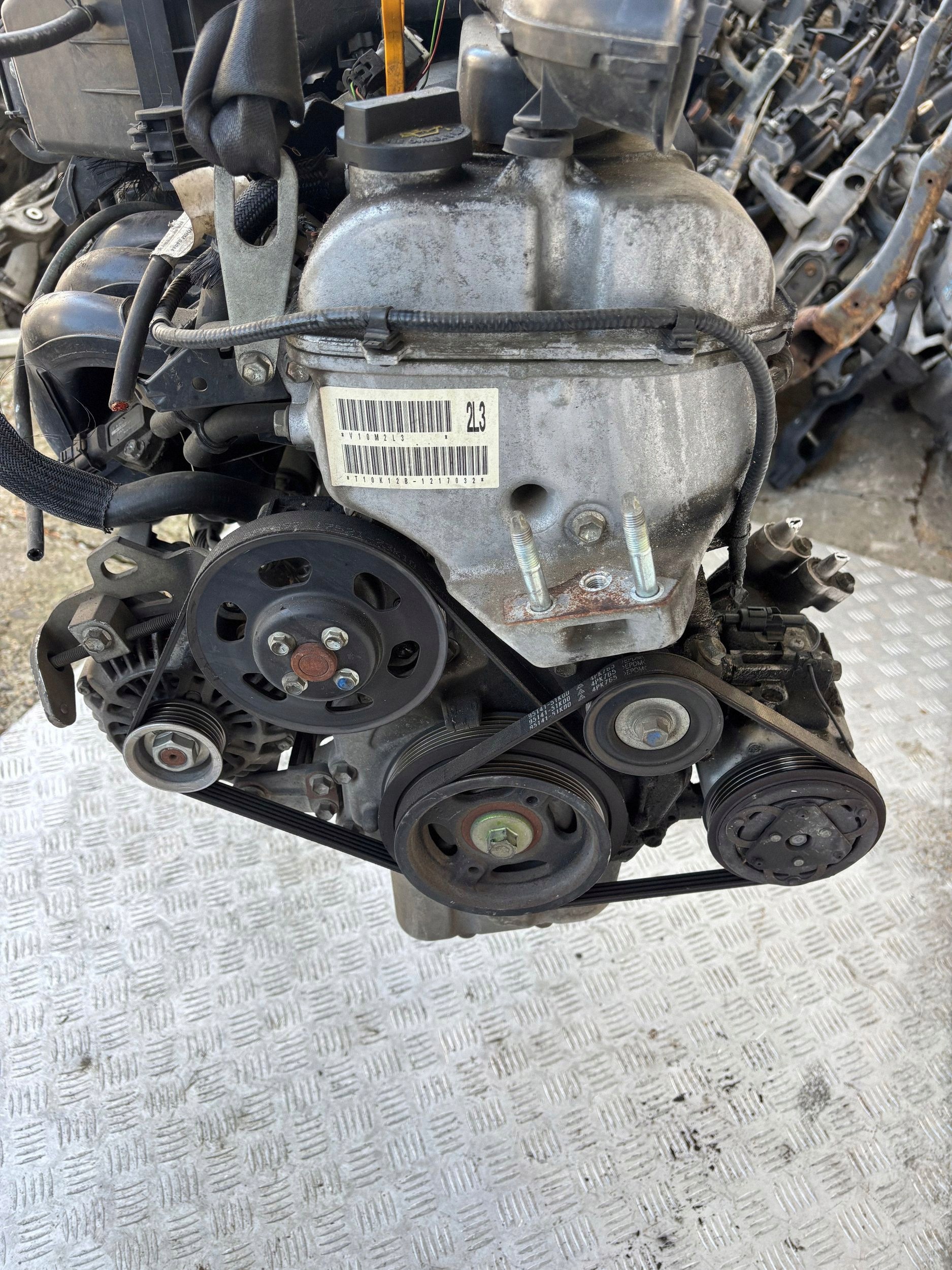 engine complete K12B 1.2 OPEL AGILA B SUZUKI SPLASH