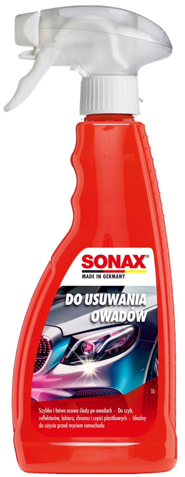 Płyn Do Usuwania Owadów z lakieru szyb lusterek Sonax 500ml
