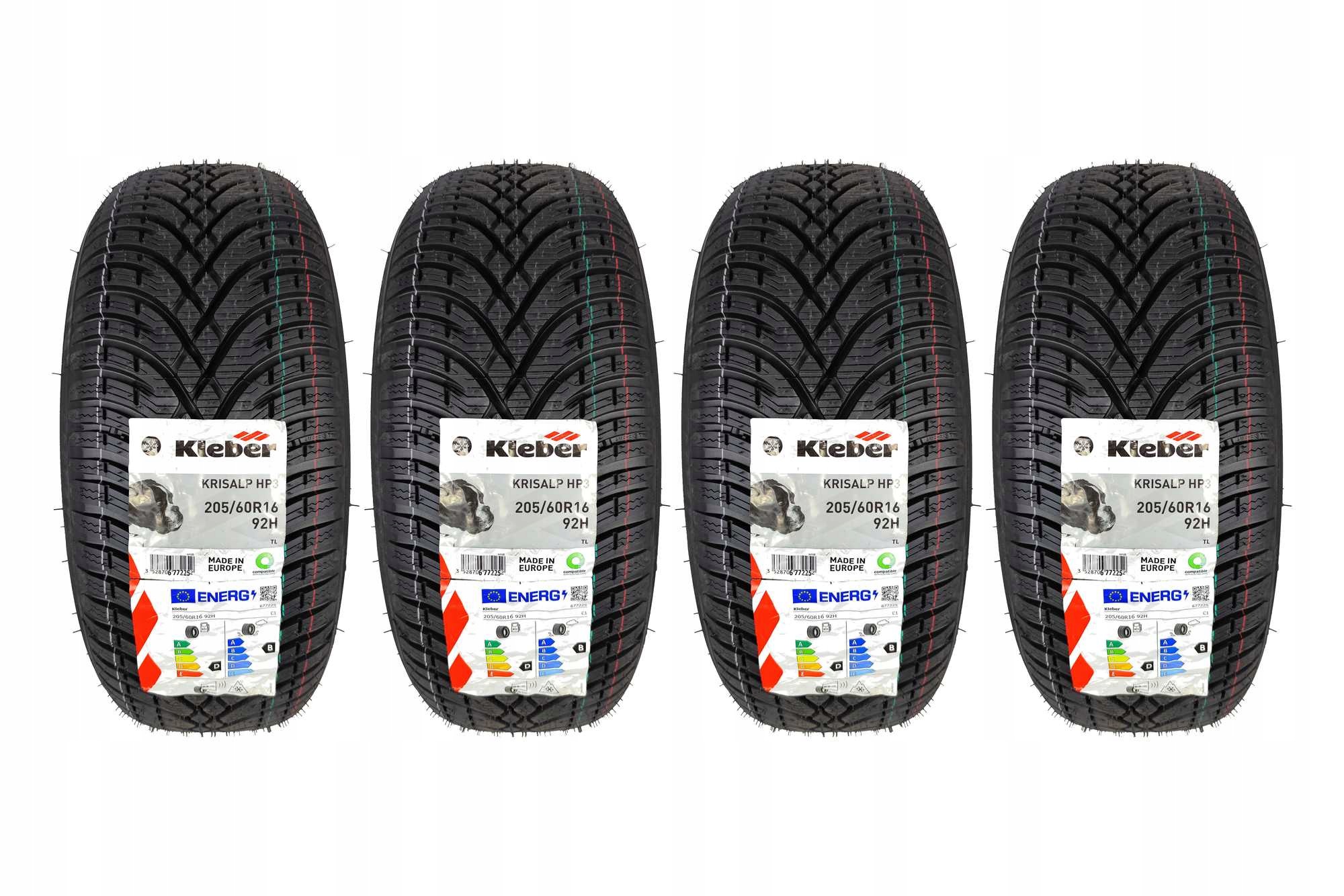 4 opony zimowe 205/60R16 Kleber Krisalp HP3
