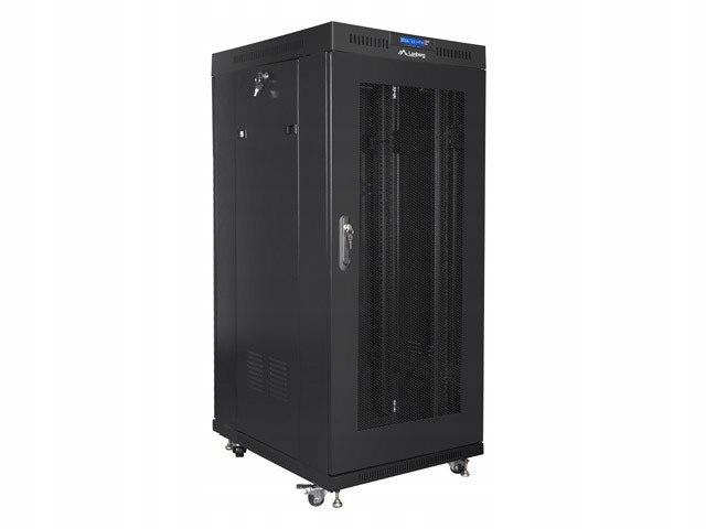 Lanberg Racková Skriňa Stojaca 19" 15U 800X1000 LCD Čierna
