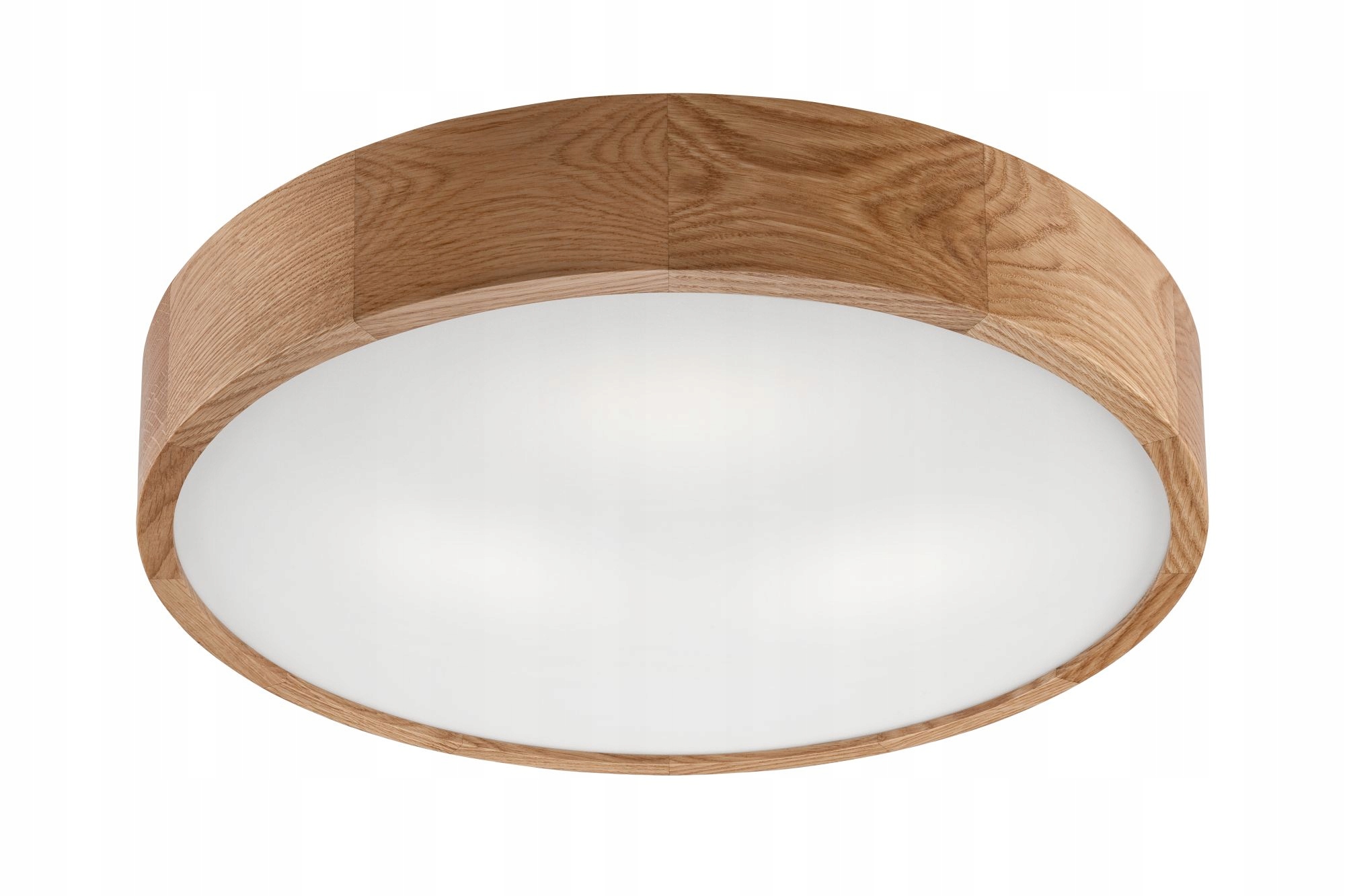 Plafon Lampa Sufitowa Lamkur Eveline 38063 Dąb Biały