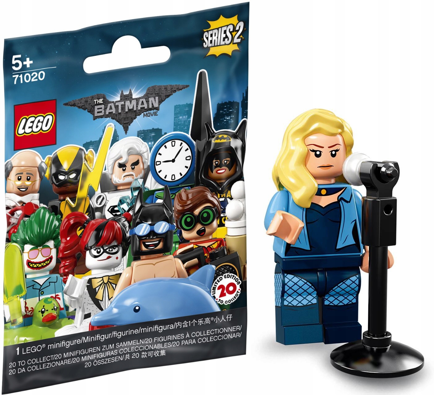 

Lego Minifigures 71020 Batman2 Czarny Kanarek