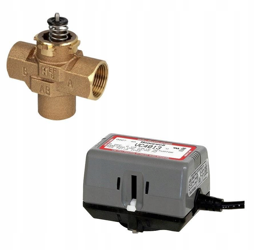 Zestaw Honeywell Zawór 3-DROGOWY 3/4 Gw Siłownik