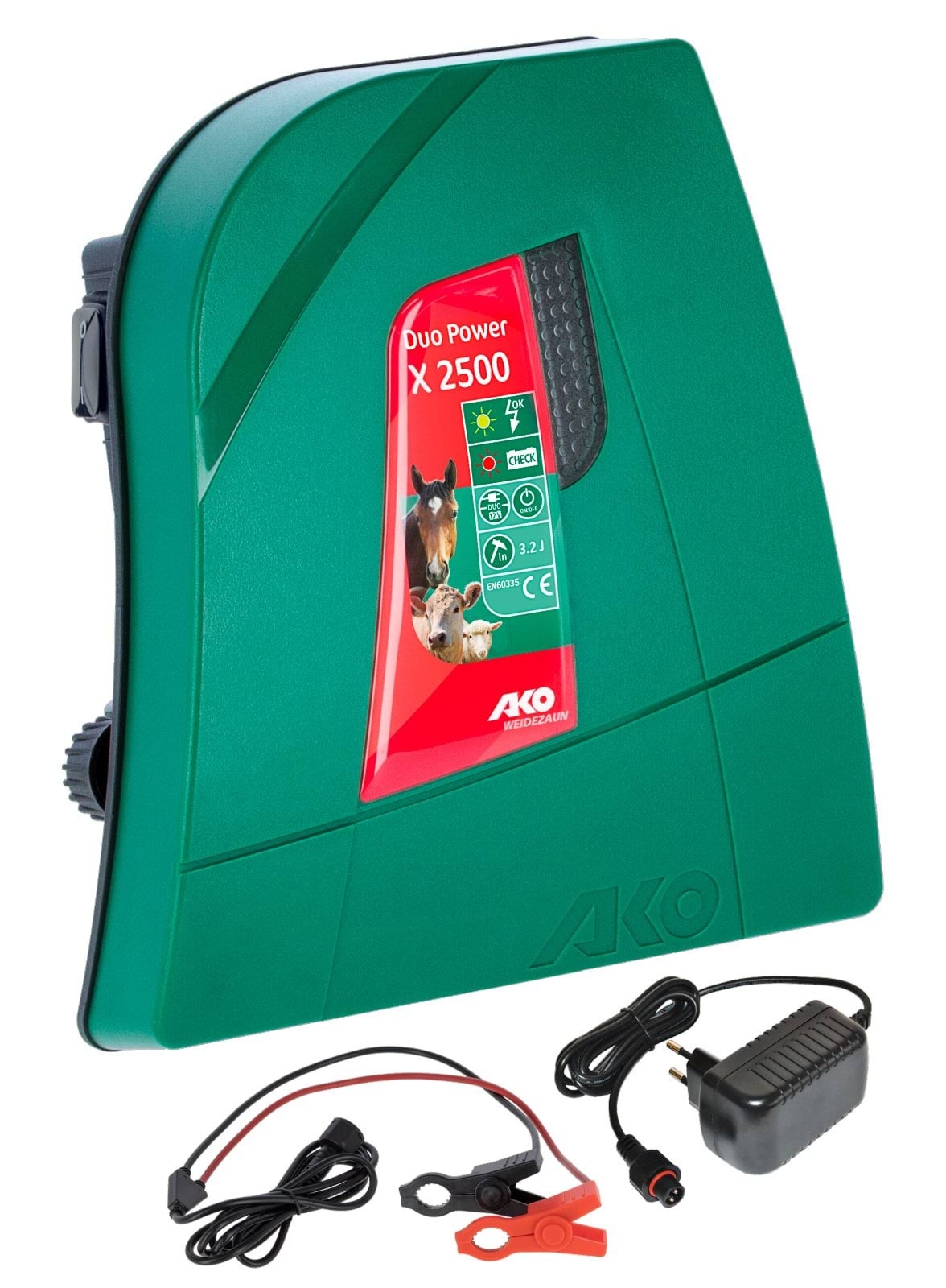 Univerzální Elektrizátor Duo Power X2500 Pro Koně Skotu 3,2 J Ako