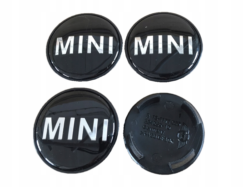 Kapsle Dekielky Kola Mini 54mm Černá Pro Bmw R55 R56 R57 Lift