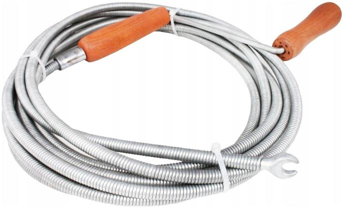 Spirala Kanalizacyjna Sprężyna Żmijka do Udrażniania Kanalizacji Rur 15 M