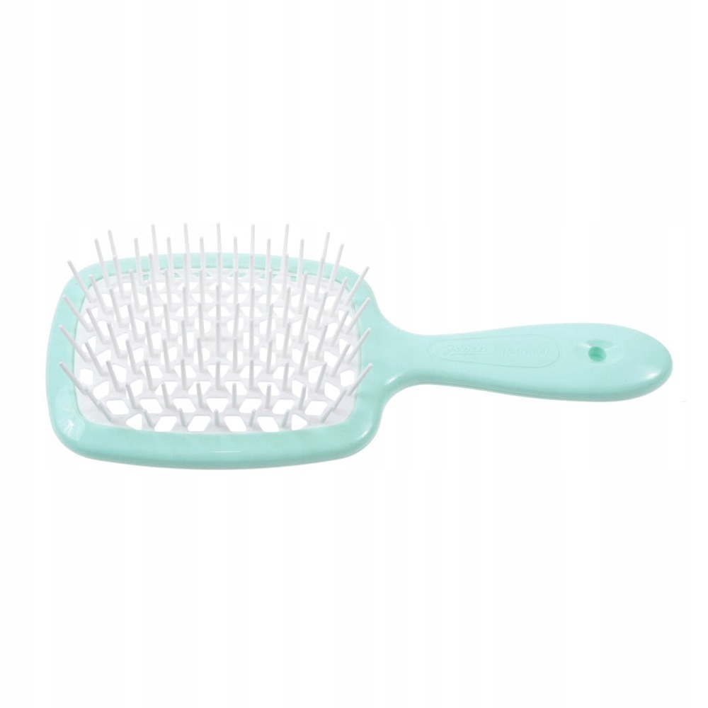 Janeke Superbrush kadeřnický kartáč na rozčesávání vlasů Mátový