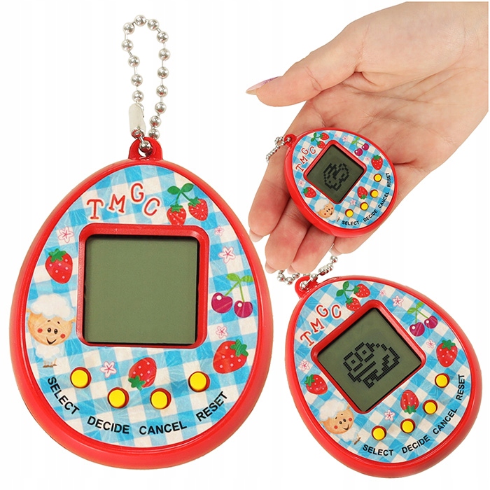 Tamagotchi Zabawka elektroniczna gra jajko zwierzak zwierzęta czerwona