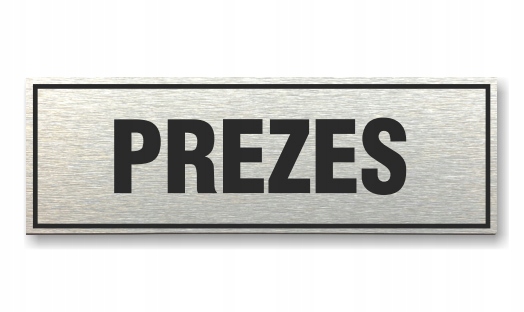 Tabliczka z taśmą OPA-48 - PREZES