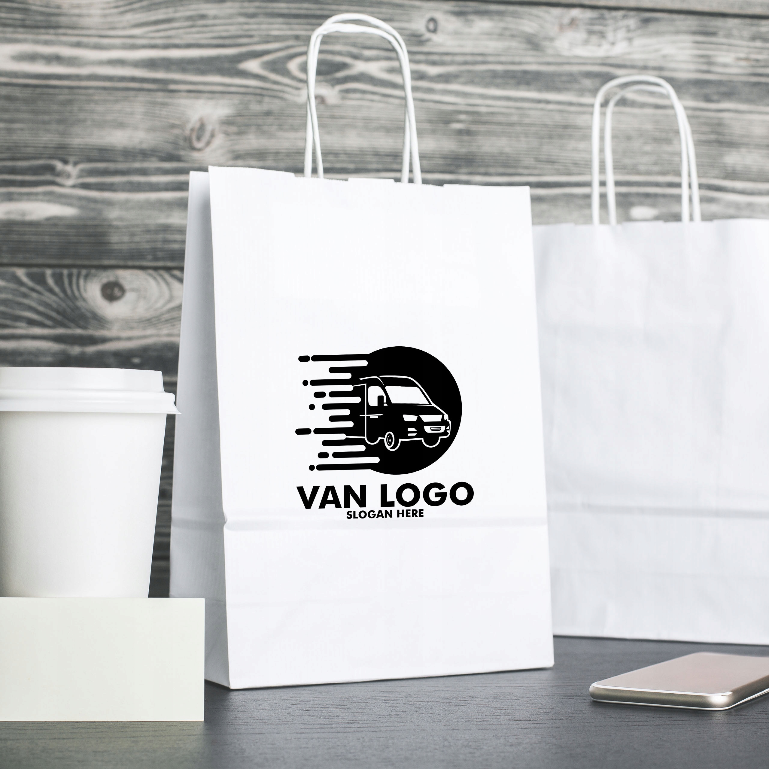 TORBA PAPIEROWA BIAŁA Z NADRUKIEM A5 225/80/180 250 SZT EKO NA PREZENT Marka Darko