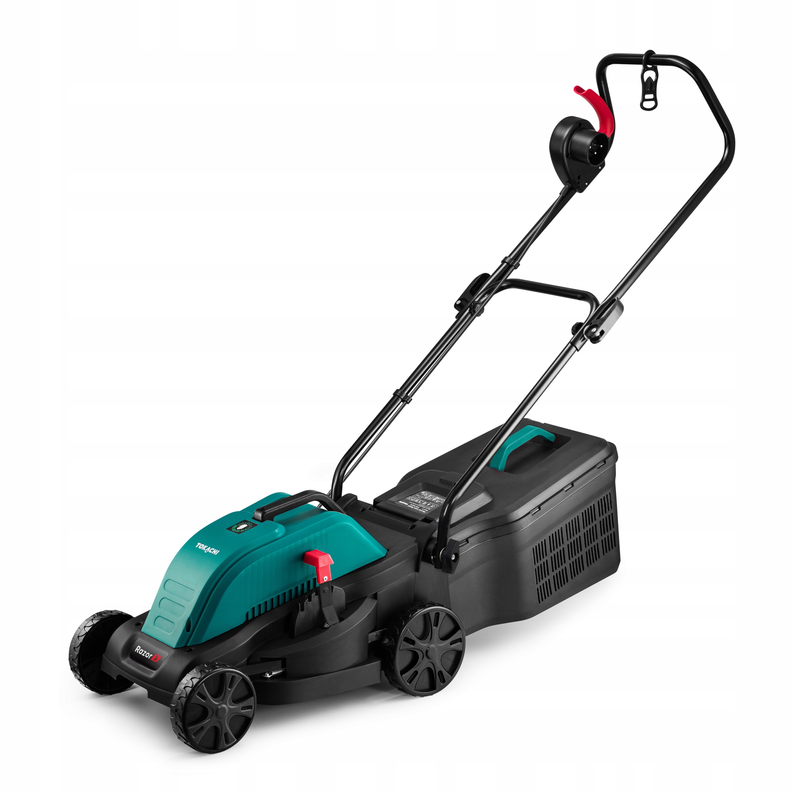 KOSIARKA ELEKTRYCZNA DO TRAWY INDUKCYJNA Z REGULACJĄ MOCNA 2000W DUŻY KOSZ Kosz z koszem