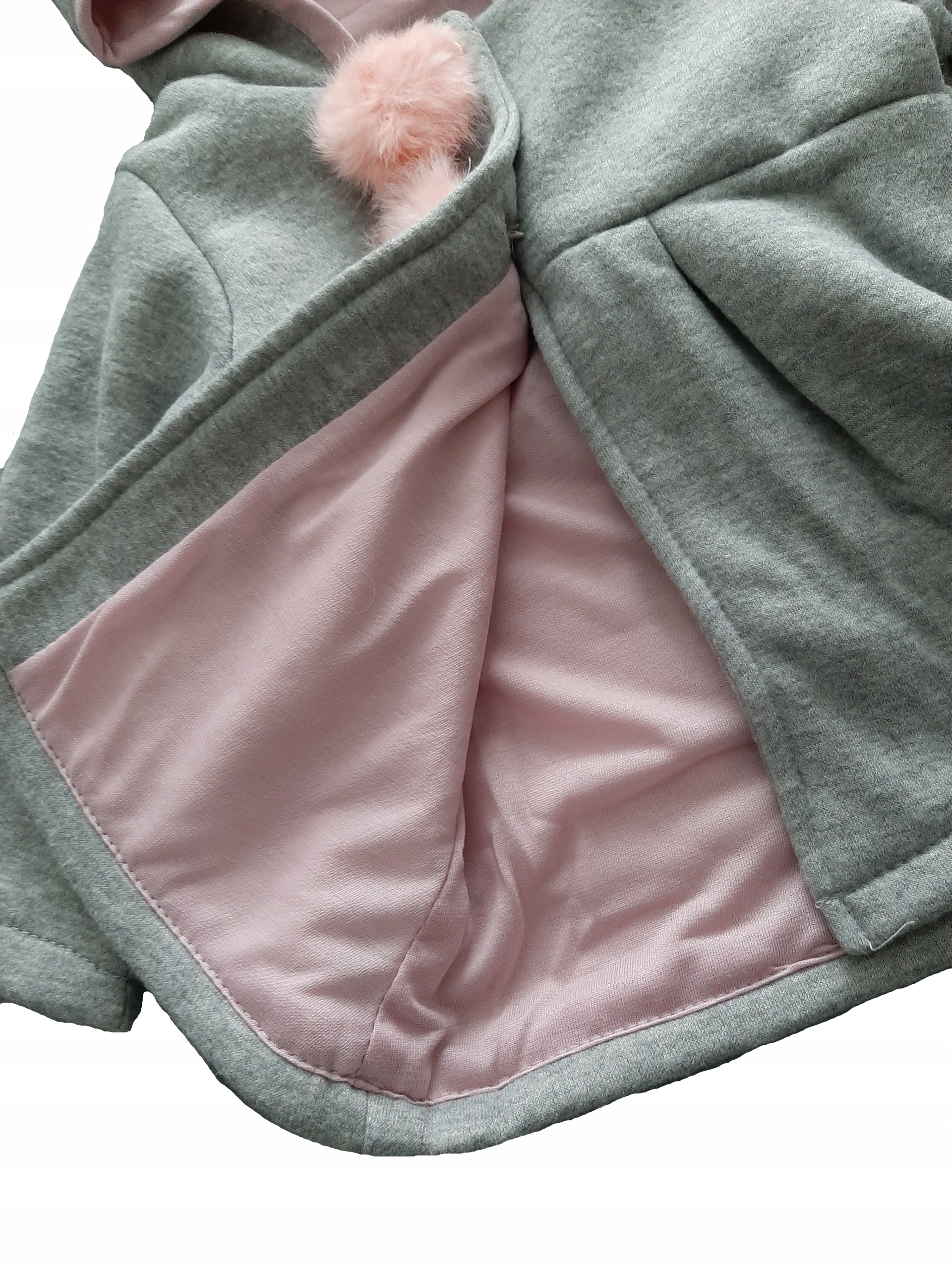 Płaszczyk z uszami Królik 74/80 Marka Inna marka