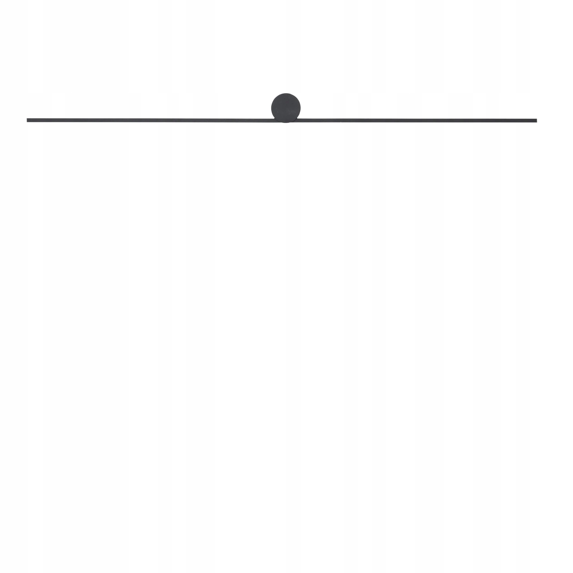 Led nástenné svietidlo nad zrkadlo čierne, moderné, lineárne, 100 cm Spin Nowodvorski