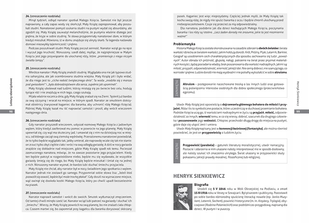 OPRACOWANIA LEKTUR I WIERSZY KLASA 7-8 SP ISBN 9788375177893