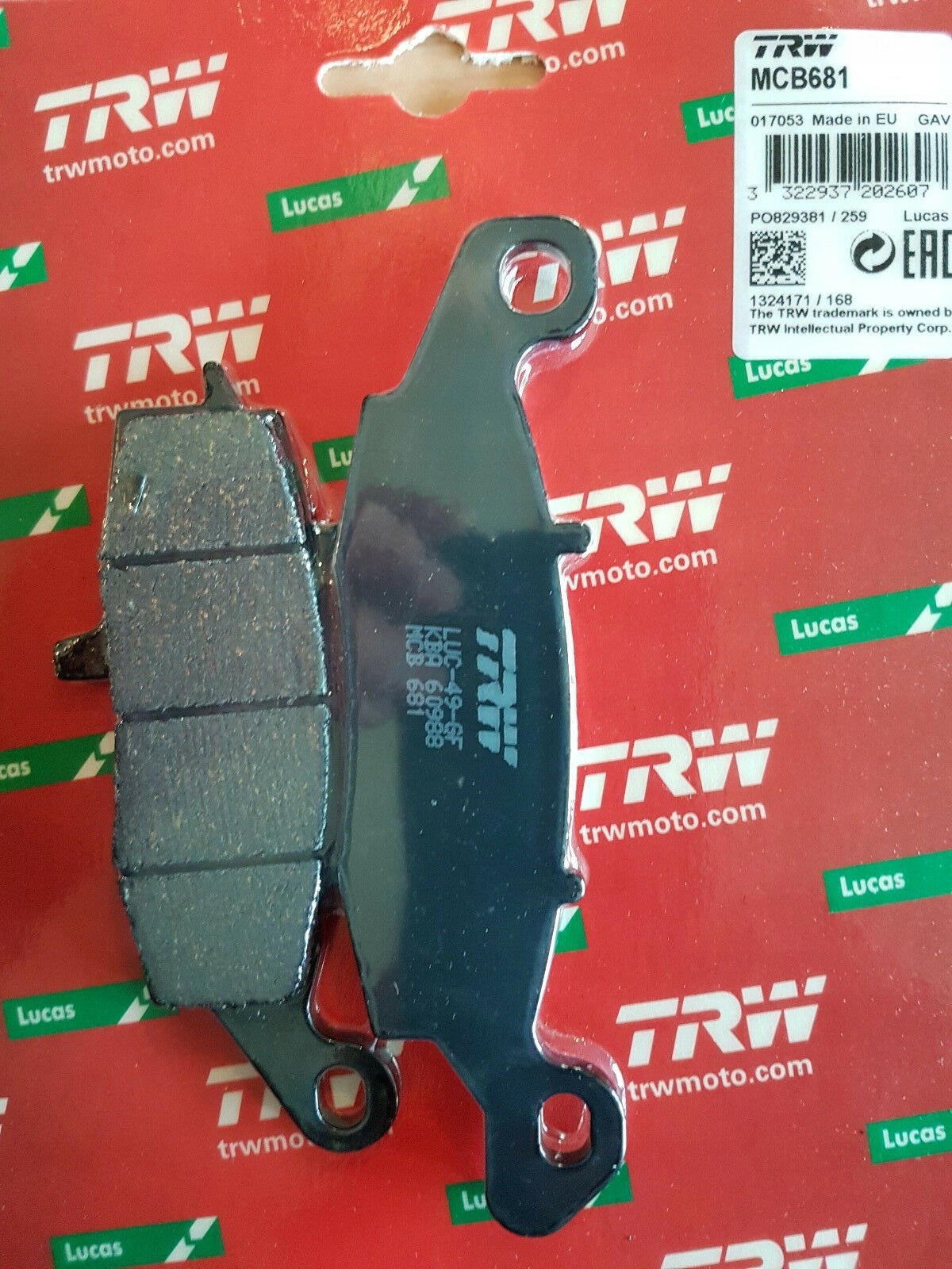 

Klocki hamulcowe Trw MCB681