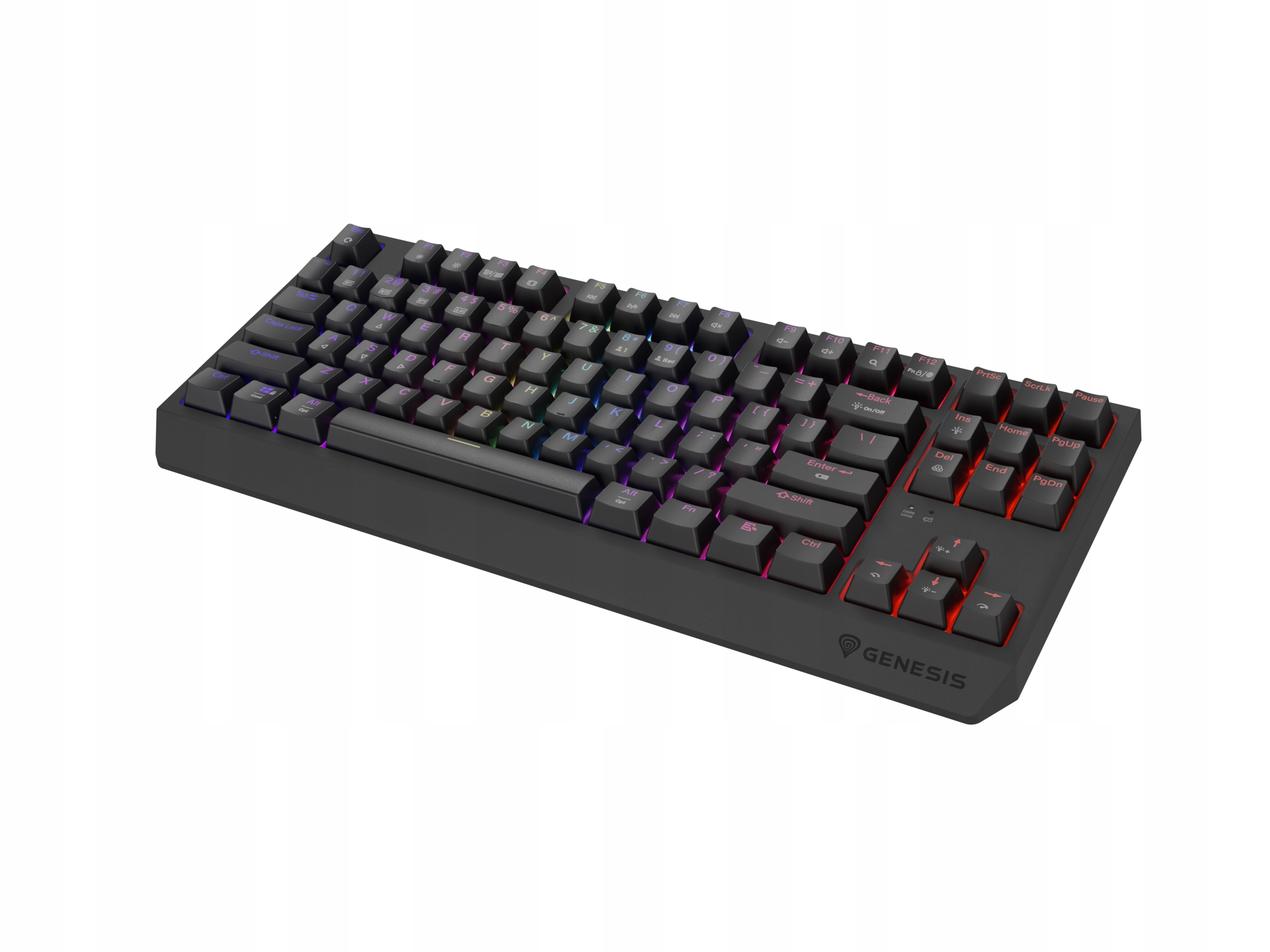Genesis Thor 230 Tkl Wireless czarna Rgb Outemu Silent Lemon