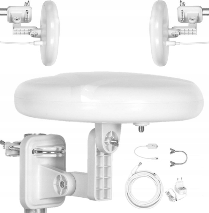 Antena na wszystkie MUXy DVB-T2 Dookólna 4K Kanały w Najwyższej Jakości!