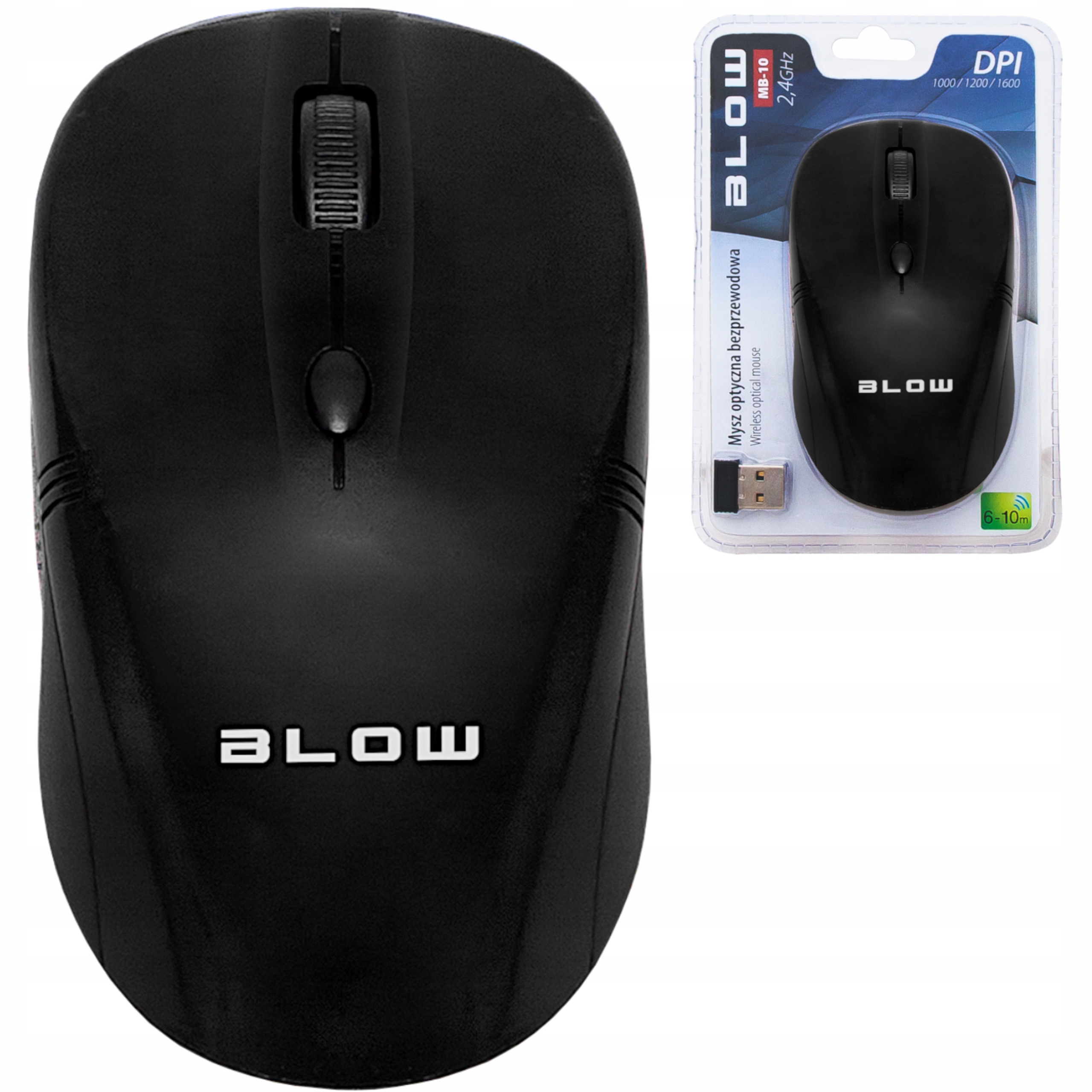 

Mysz optyczna bezprzewodowa Blow 4 przyciski Usb