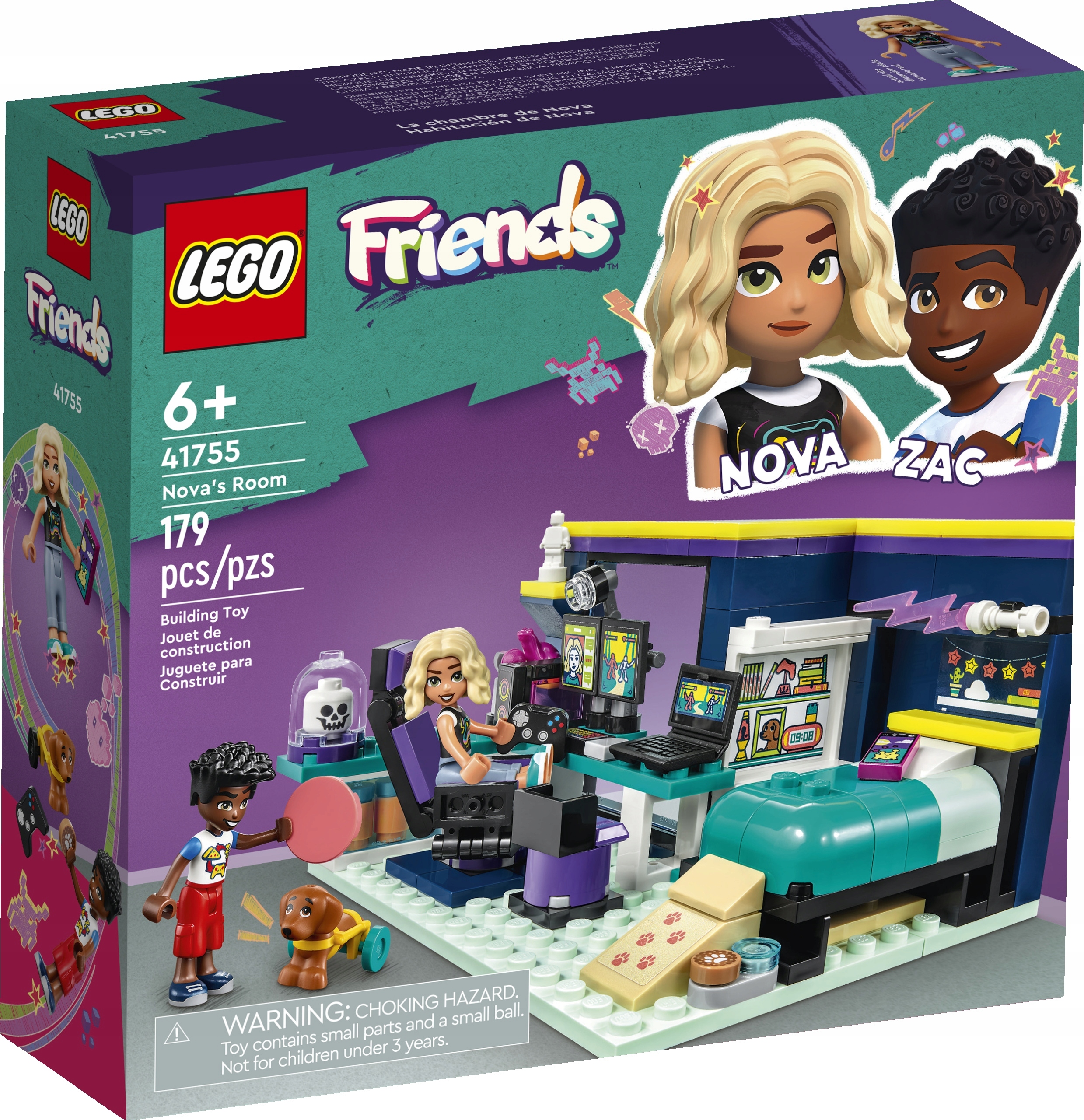 Lego Friends 41755 Nový pokoj, figurky a mnoho doplňků Nova Zac