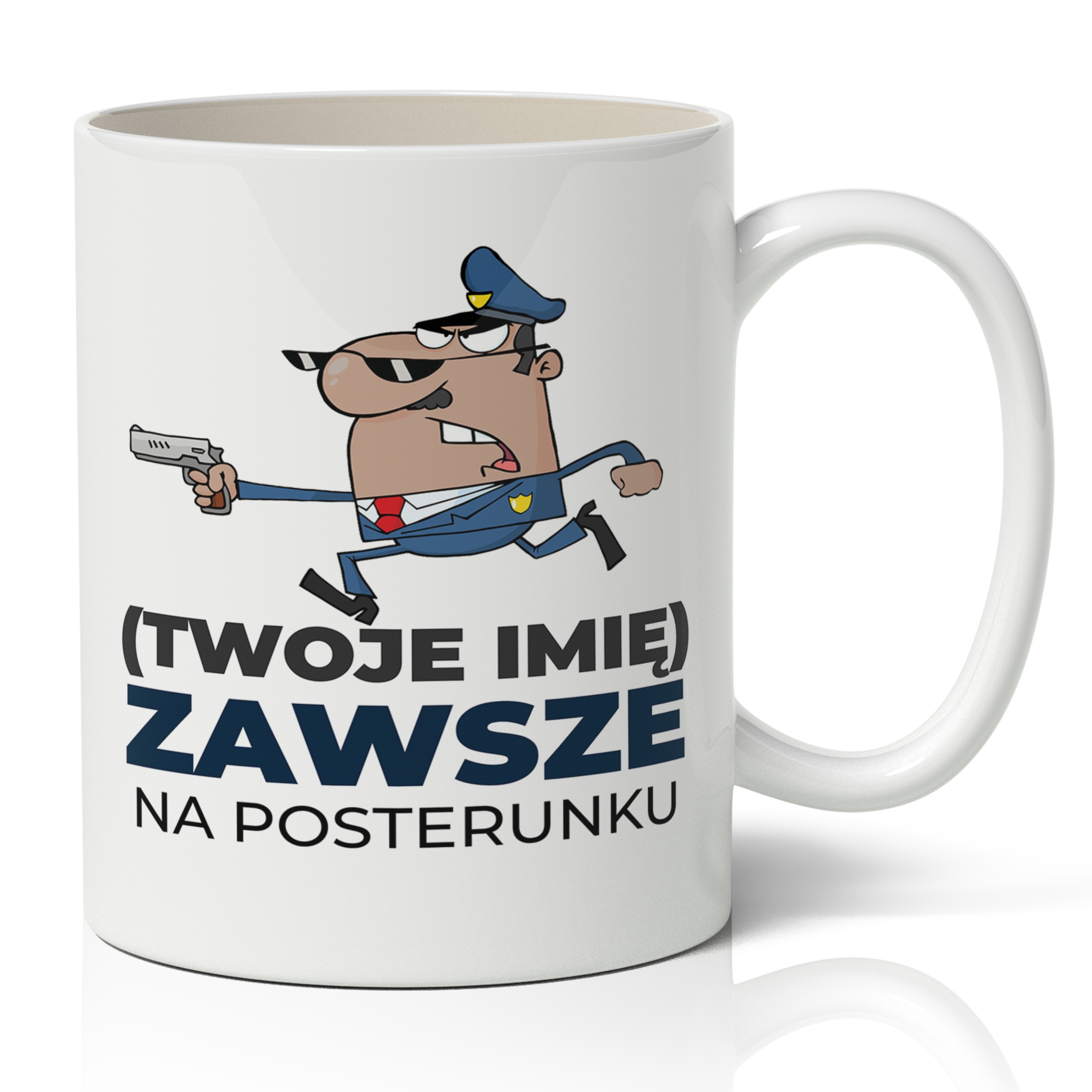 

Kubek dla Policjanta Wiele Wzorów Imię