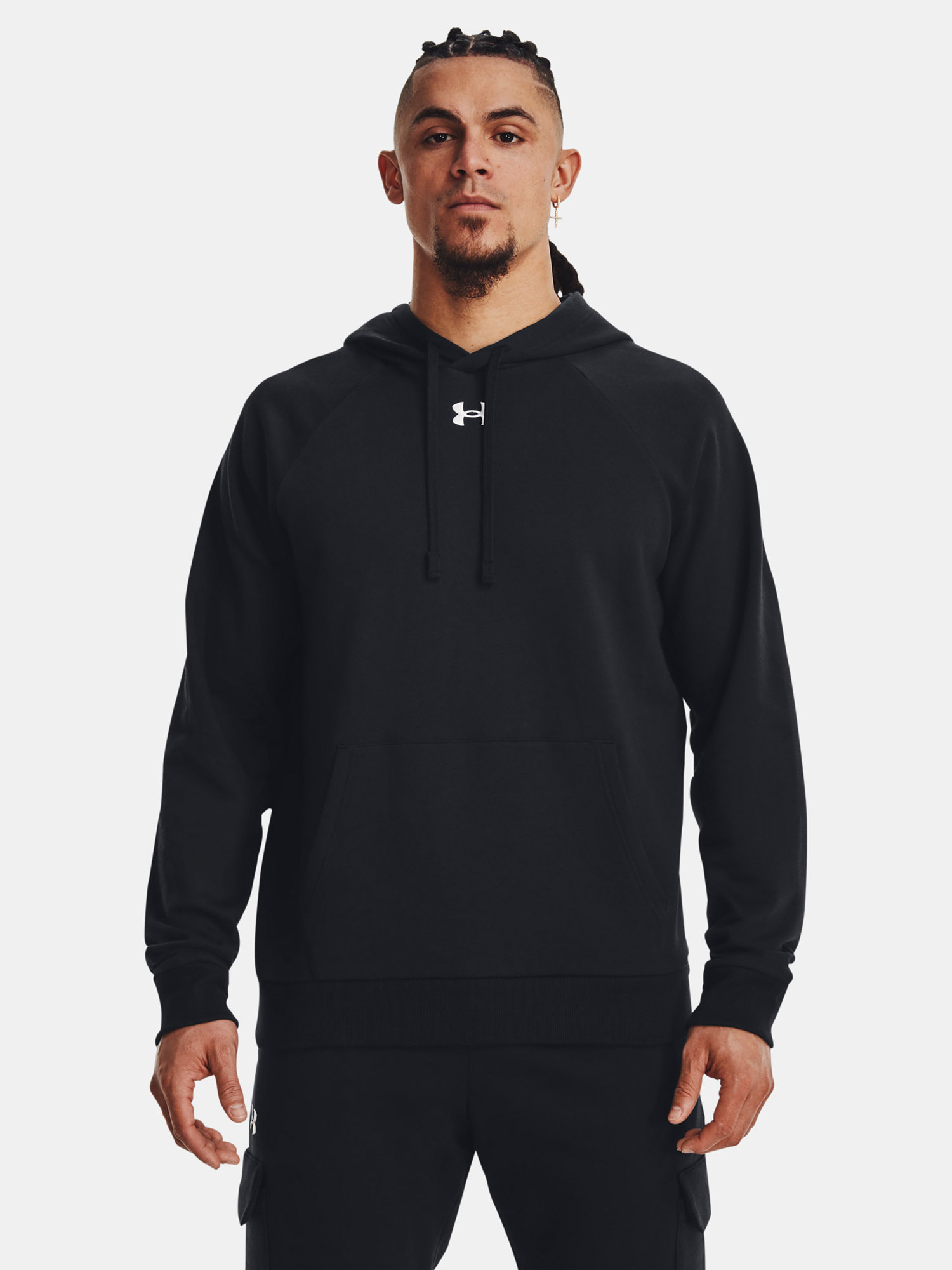 Under Armour Mikina Ua Rival Fleece Hoodie-BLK