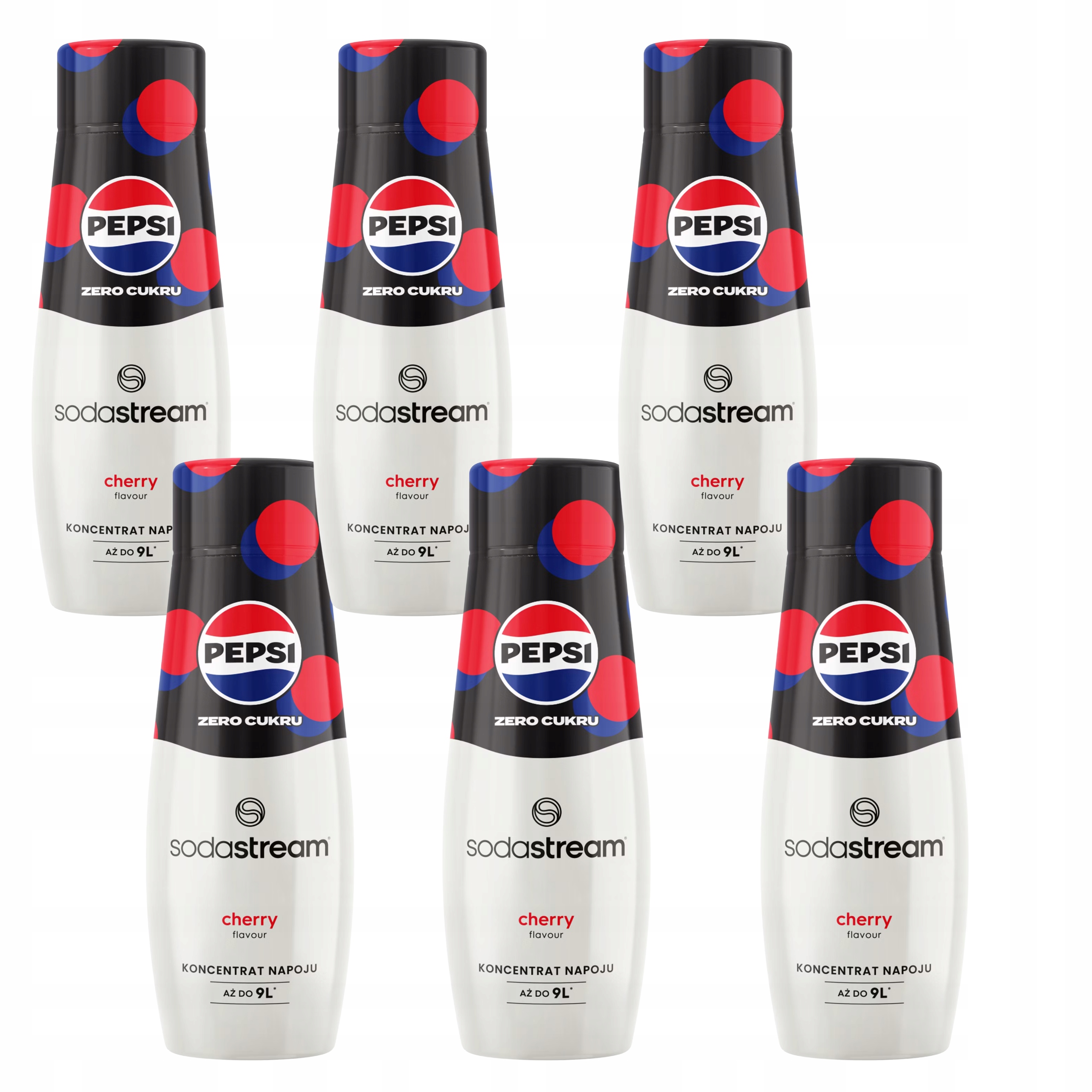 Sirupový koncentrát na sycení vody SodaStream Pepsi Cherry Zero Cukr 440 ml