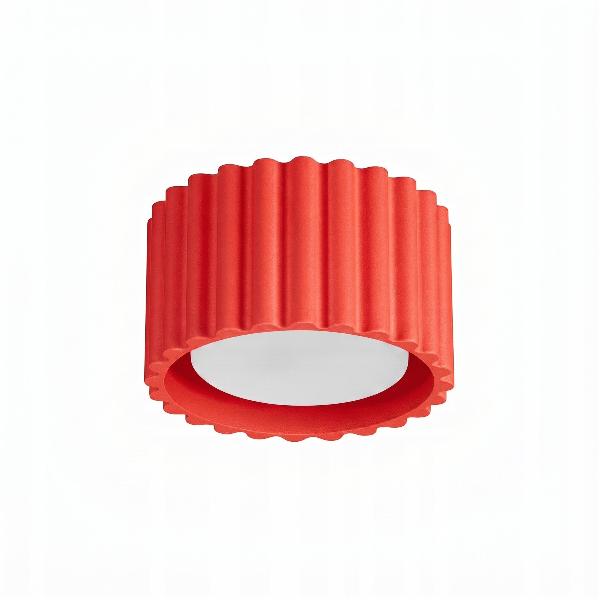 Plafon Aura 1 czerwony Gx53 nowoczesny do salonu i jadalni Sollux led