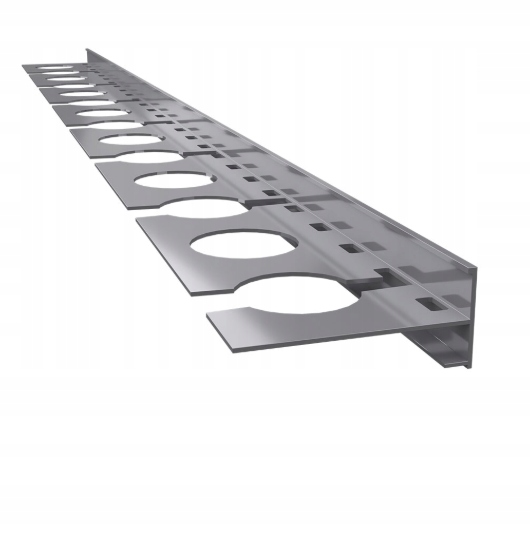 Schodišťový profil SC1 obloukový, nařezaný Renoplast Šedá Ral 7037