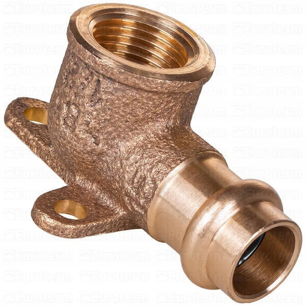

Kolano z łapami 90 ° 15x1/2'' Gw brąz zapras V