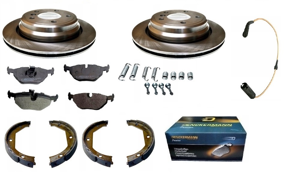 kotouče čelisti senzor Bmw 5 E39 Sedan Zadní Větrané 298 mm x 20 mm