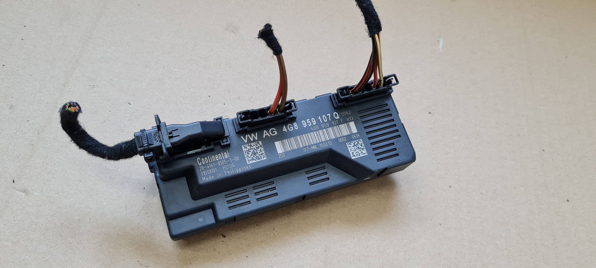 A7 4G S7 control unit module bonnet electrical 4G8959107Q