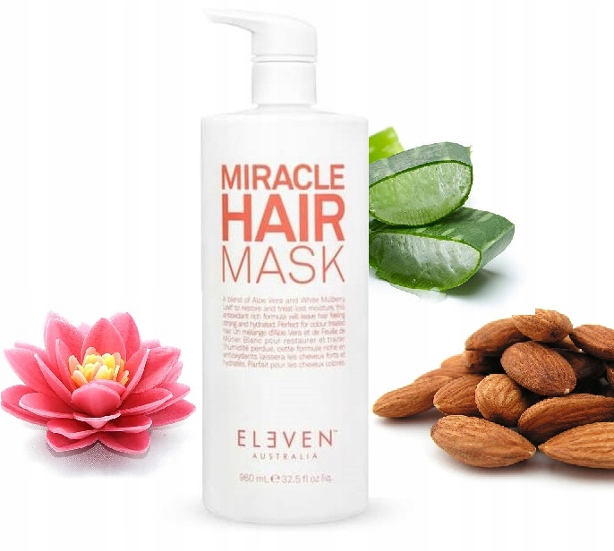 Ultra Nawilżająca Maska Do Włosów Eleven Australia Miracle Hair Mask 960 ml