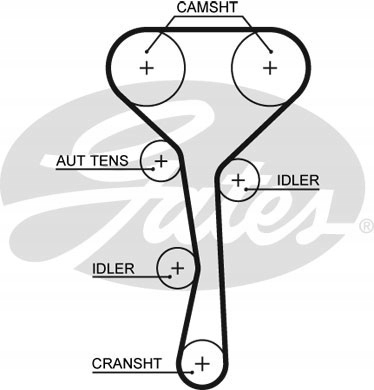 PASEK ROZRZĄDU GATES 5507XS