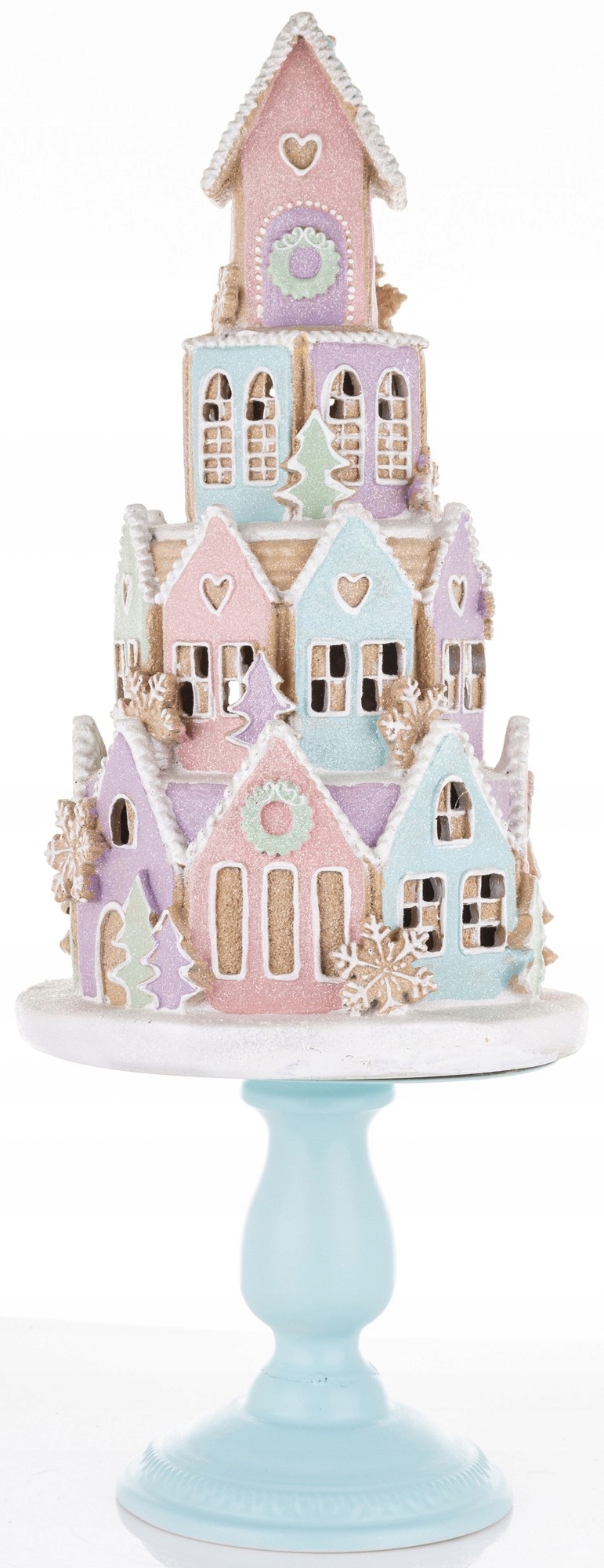 Vianočná pastelová figurka Domček Led výška 59 cm 172249 Art Pol