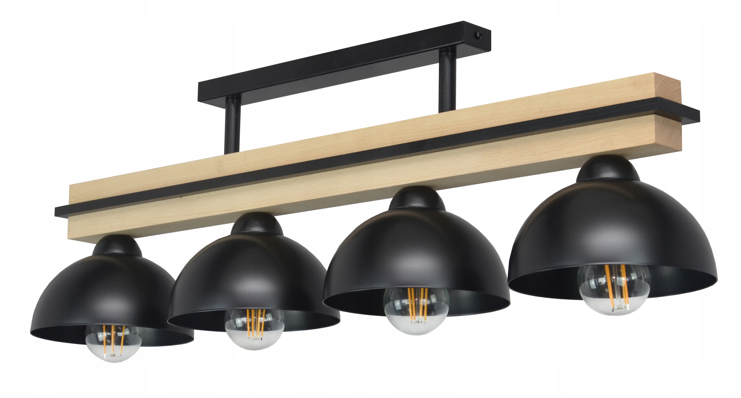 Lampa Závesná Drevená Stropné Svietidlo Led Veľká Do Obývacej Izby Altánku