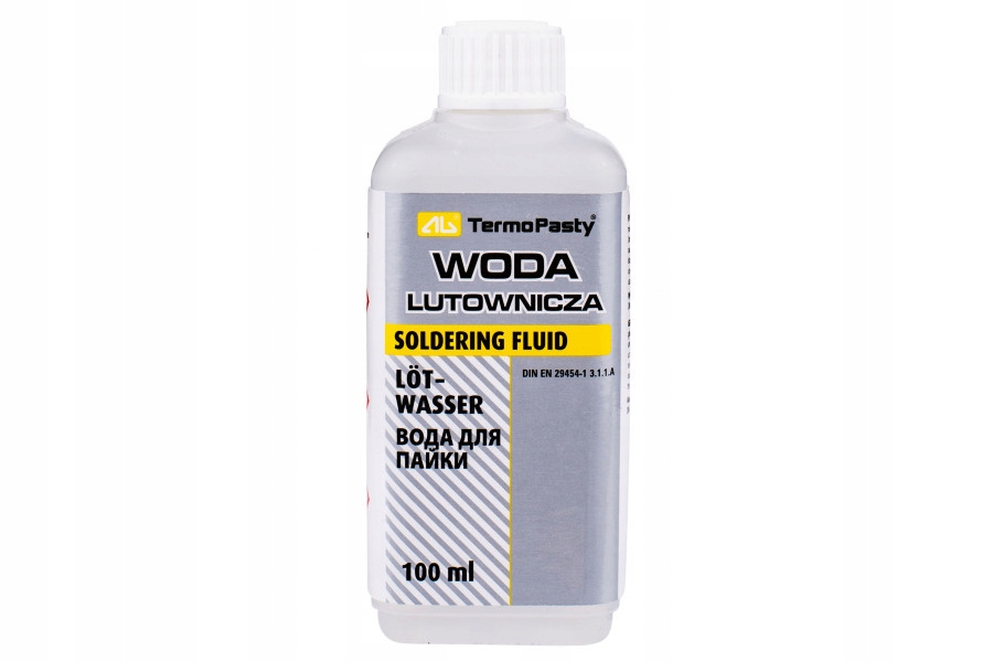 

Woda Lutownicza Do Pokryć Dachowych Cynku 100ml