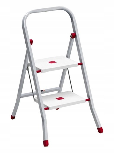 Drabina składana domowa 2 stopniowa schodki HIGHER — 13