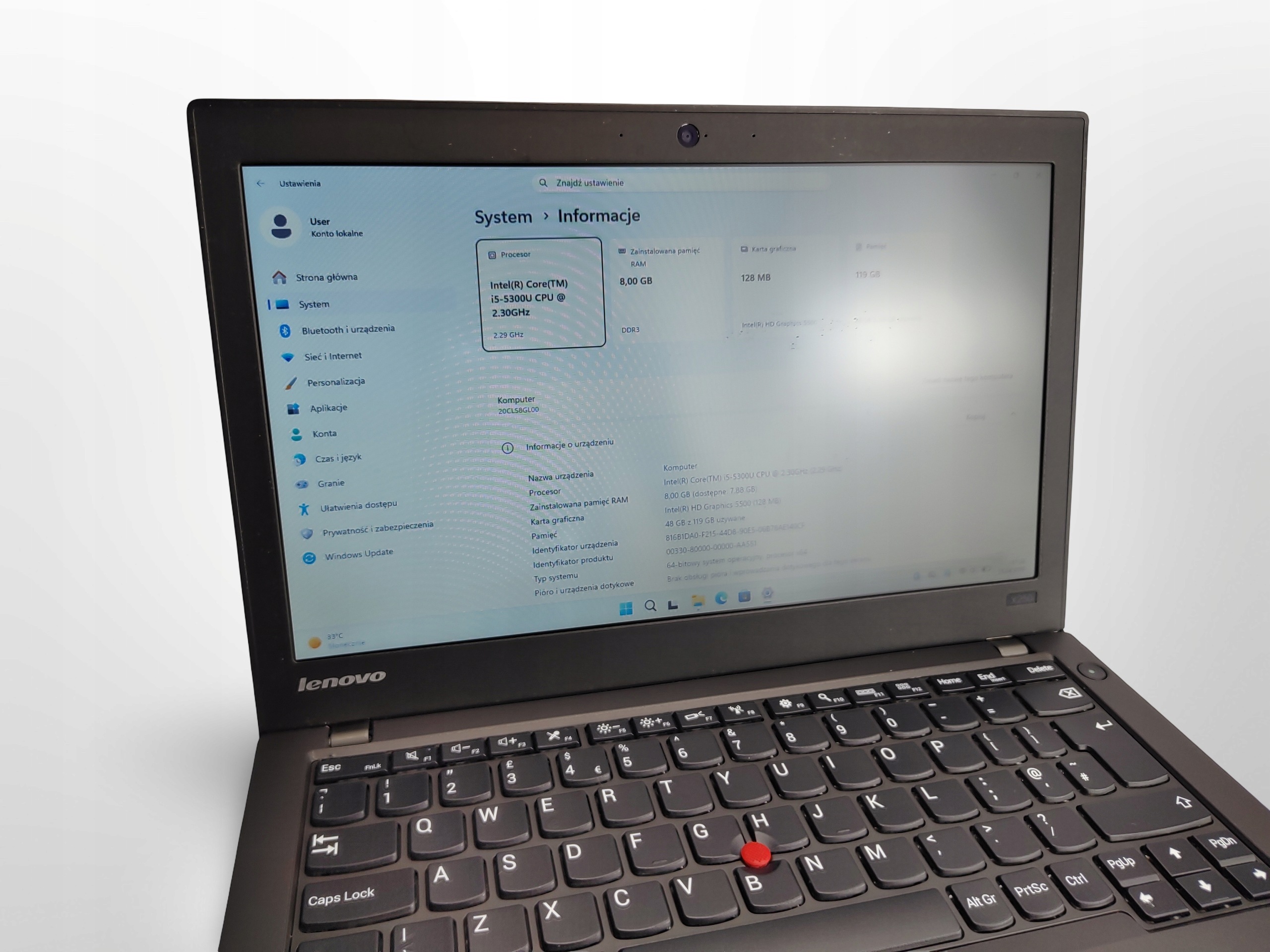 Lenovo THINKPAD X250