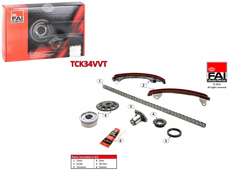 Faitck34vvt КОМПЛЕКТ ЛАНЧ ROZRZADU TOYOTA ЦІЛИКА