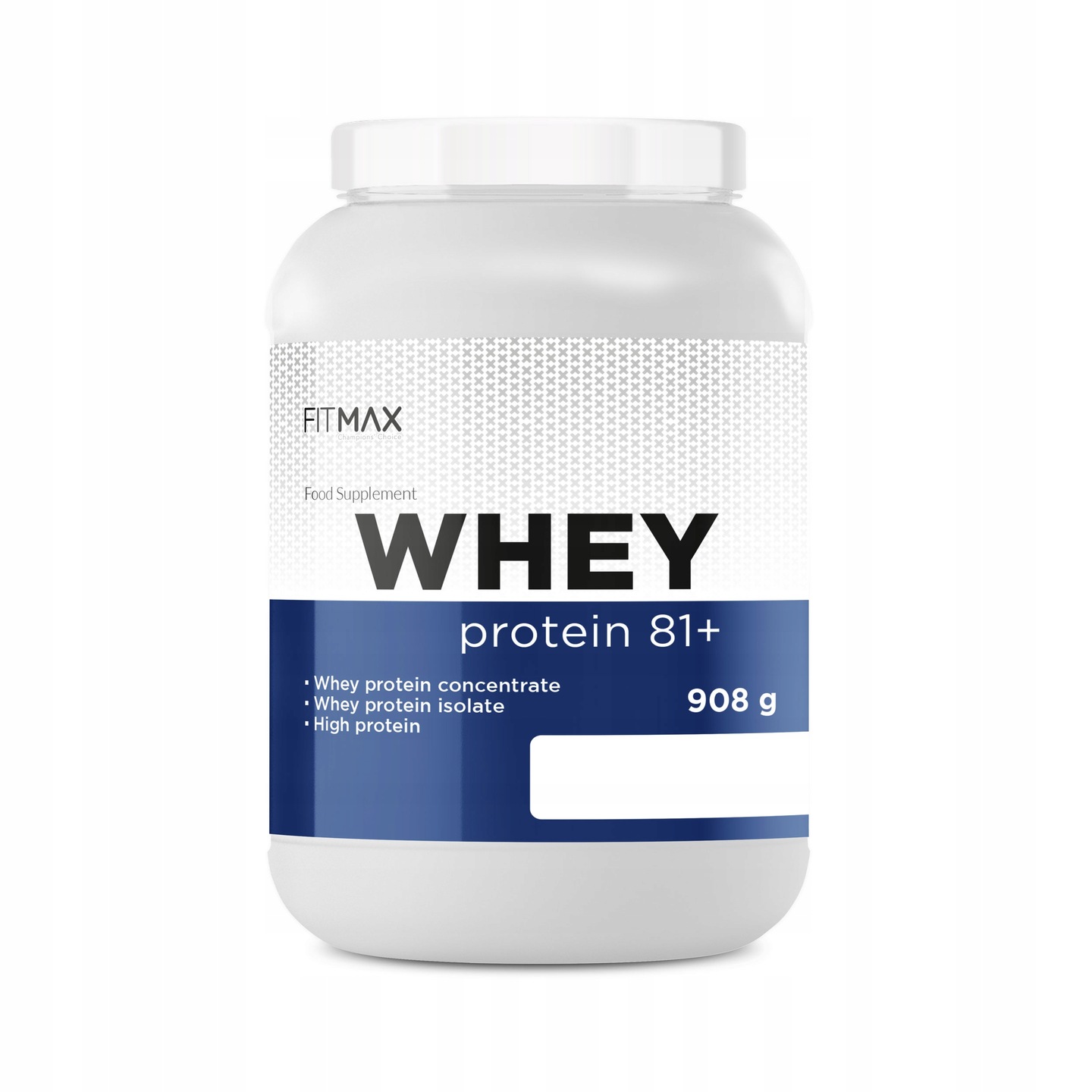 Fitmax Whey Protein 81+ 908G Bílkoviny Doplněk Stravy Wpc Wpi sušenková příchuť