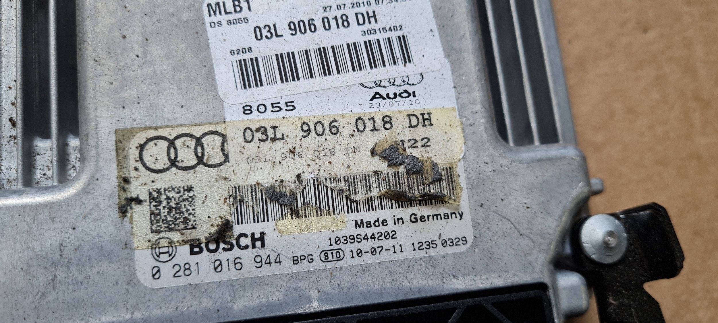 Q5 8R computer control unit of the engine ECU 2.0 TDI 03L906018DH A4 B8 A5 8T