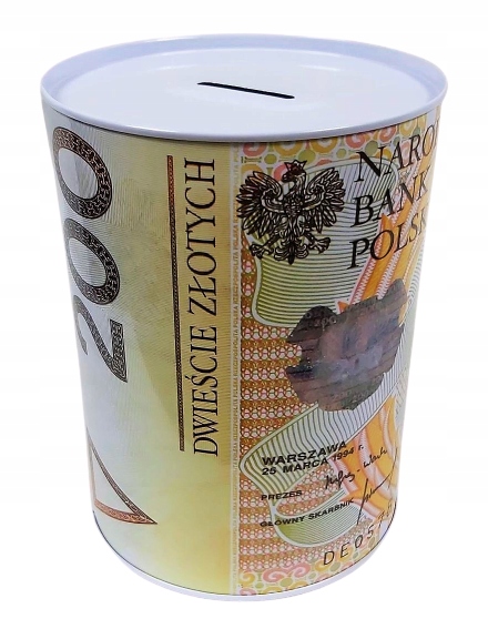 

Skarbonka Puszka Nominał 200ZŁ